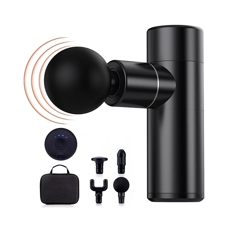 (image for) 4-Speed Adjustable Mini Fascia Gun Mini Massager Fascia Gun Shock 2800r/Min Muscle Massage Grab Impact Muscle Massage